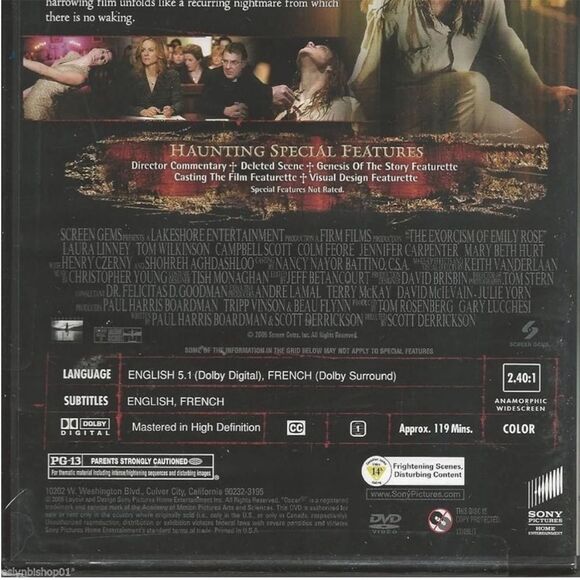 The Exorcism Of Emily Rose Special Edition DVD Based on a True Story - Picture 4 of 8